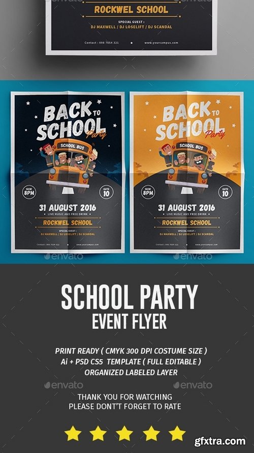 GraphicRiver - Back To School Party 17296288