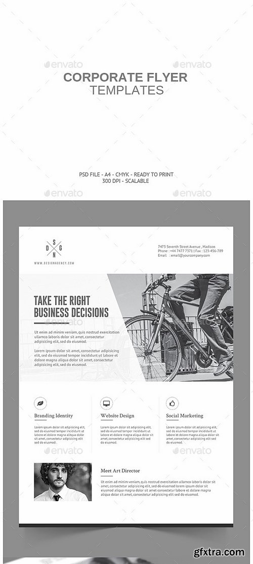 GraphicRiver - Minimalistic Corporate Flyer 9116049