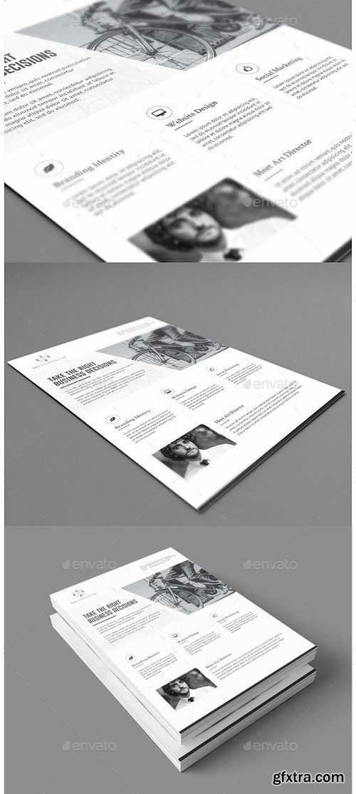 GraphicRiver - Minimalistic Corporate Flyer 9116049