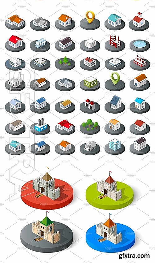 CM - City Bundle Web icons 1205433