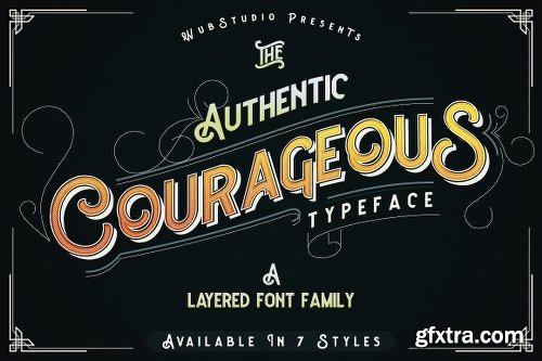 CreativeMarket Courageous Typeface 1170676