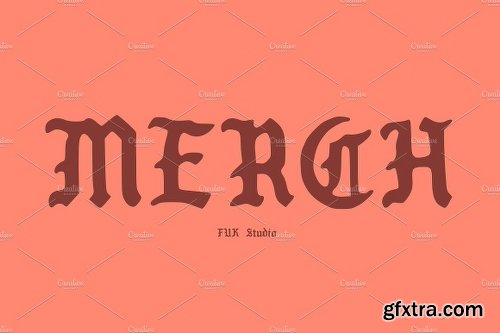 CreativeMarket Merch Font 1170171