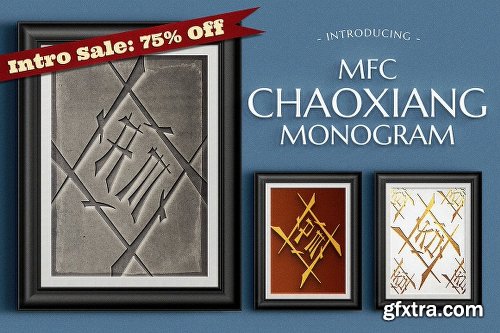 CreativeMarket MFC Chaoxiang Monogram 1166845