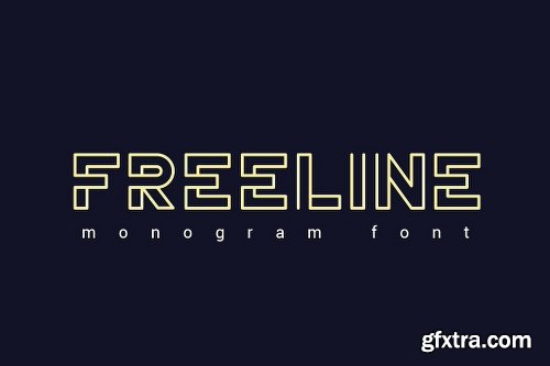 CreativeMarket FreeLine Font 560241