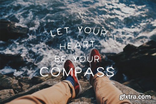 CreativeMarket Compass Sans Hand Drawn Typeface 550307