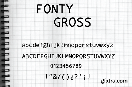 Fonty gross font