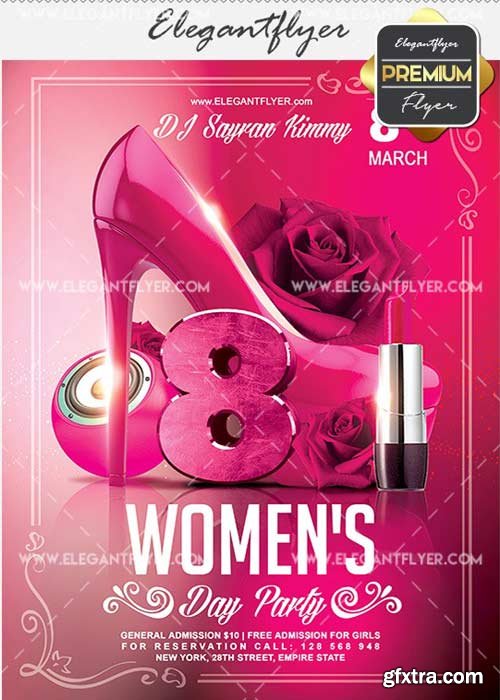 Women’s Day V02 Flyer PSD Template + Facebook Cover