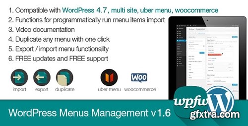 CodeCanyon - WordPress Menus Management v1.6 - 7814552