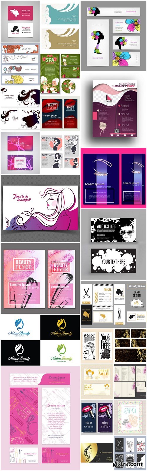 Fashion Beauty Salon Card #2 - 25 Vector