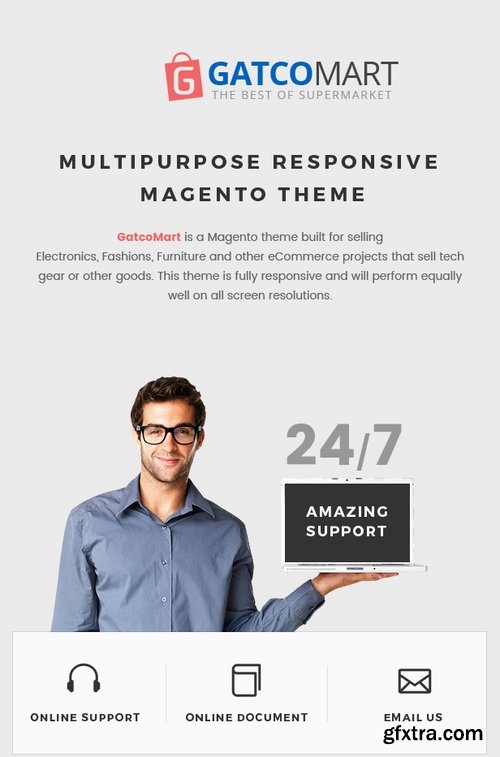 ThemeForest - GatcoMart - Multipurpose Responsive Magento Theme 19146978