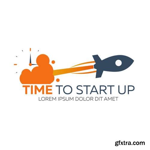 Start Up Business Icon and Logos - Internet Marketing