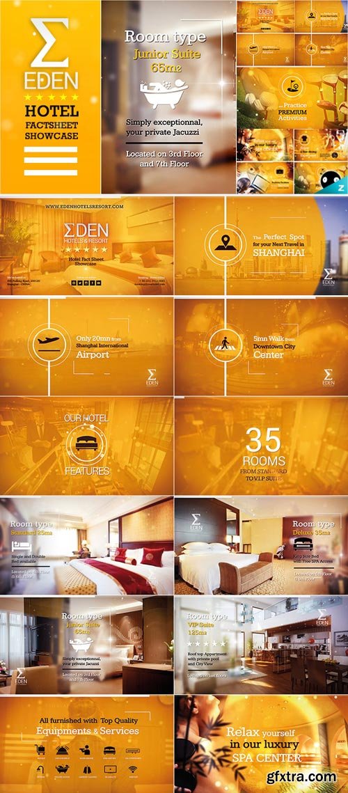 Videohive - Hotel Fact-sheet Showcase - 19428074