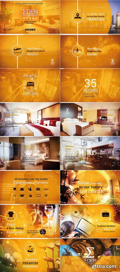 Videohive - Hotel Fact-sheet Showcase - 19428074