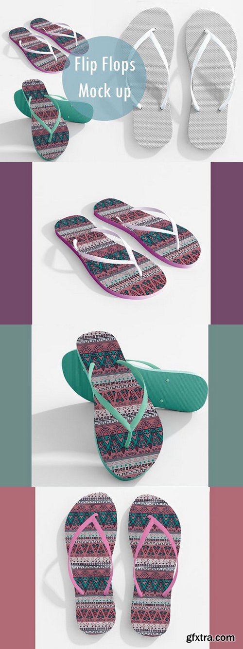 CM - Realistic Flip Flops Mock up 1224881