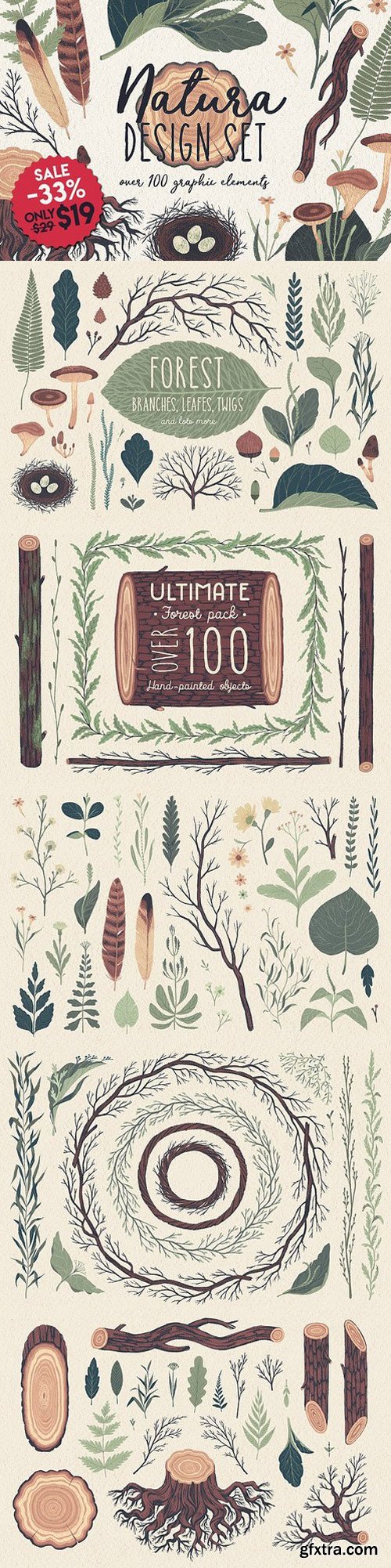 CM - Natura graphic elements pack 1225668