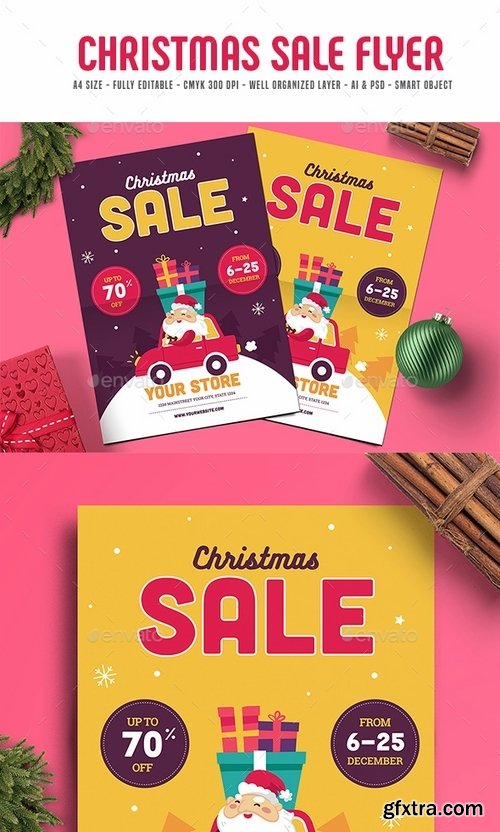 GraphicRiver - Christmas Sale Flyer 19161220