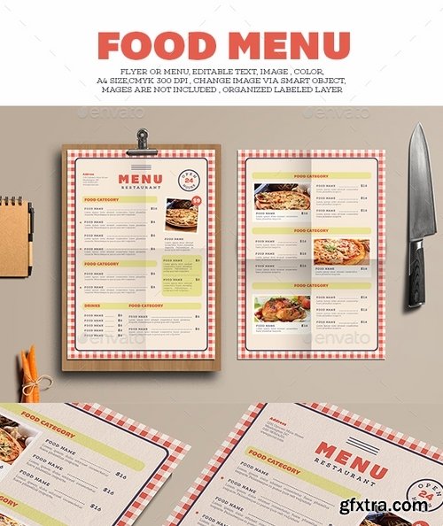 GraphicRiver - Picnic Food Menu 19181232