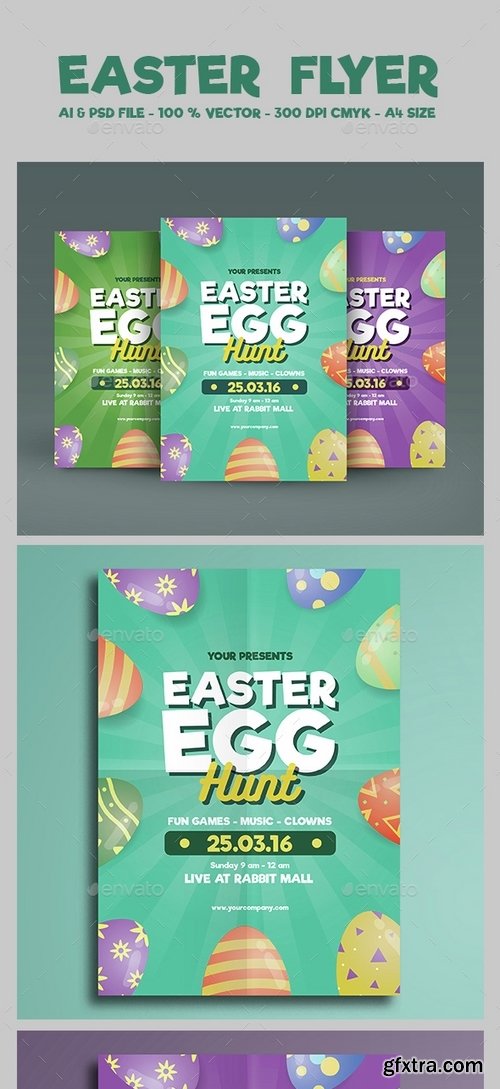 GraphicRiver - Easter Flyer Vol 02 15160425