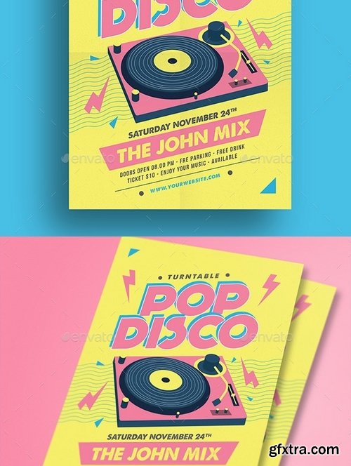 GraphicRiver - Pop Disco Flyer 19387543