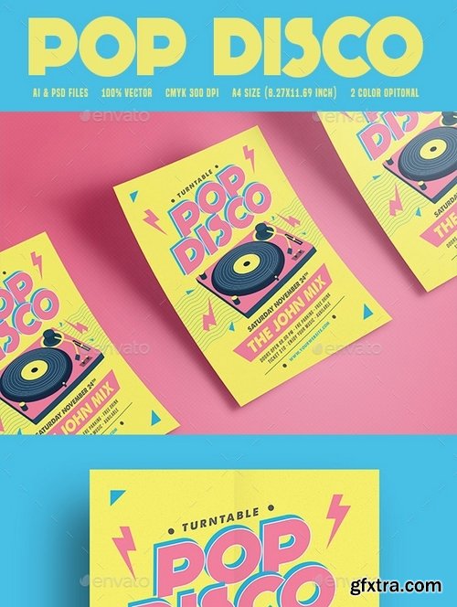 GraphicRiver - Pop Disco Flyer 19387543