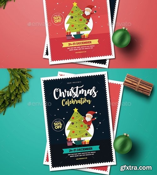 GraphicRiver - Christmas Celebration Flyer 18940237