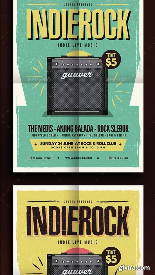 GraphicRiver - Indie Rock Flyer 14815898