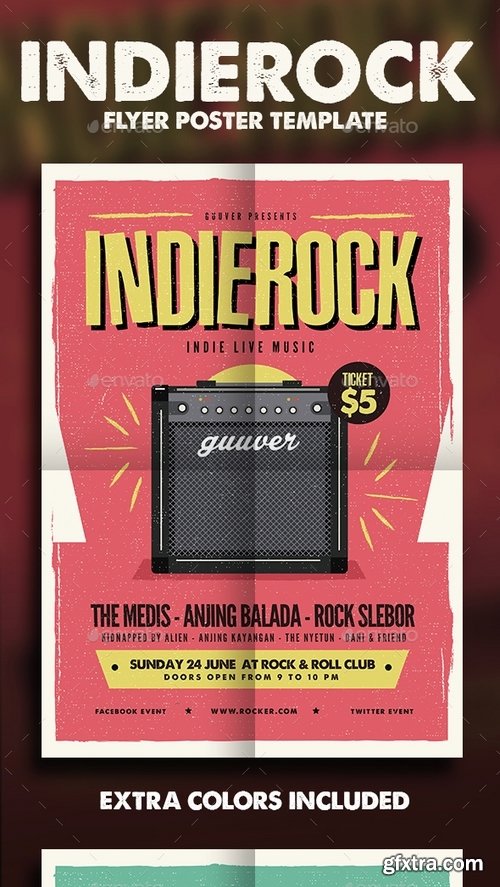 GraphicRiver - Indie Rock Flyer 14815898