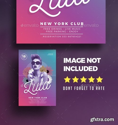 GraphicRiver - Female Dj Party Flyer 19335538