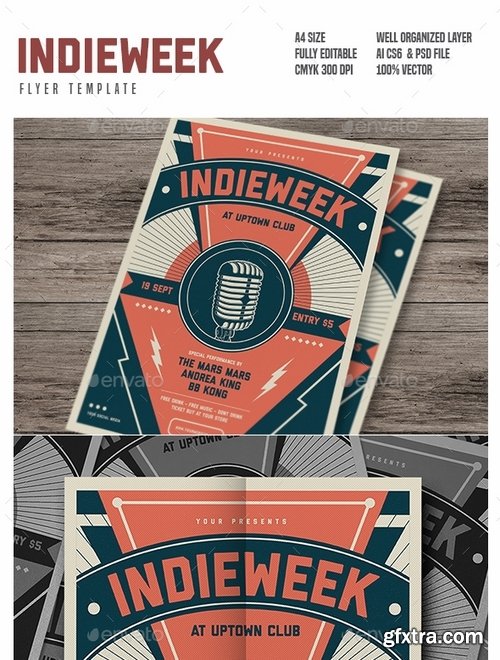 GraphicRiver - Indie Week Flyer 17758604