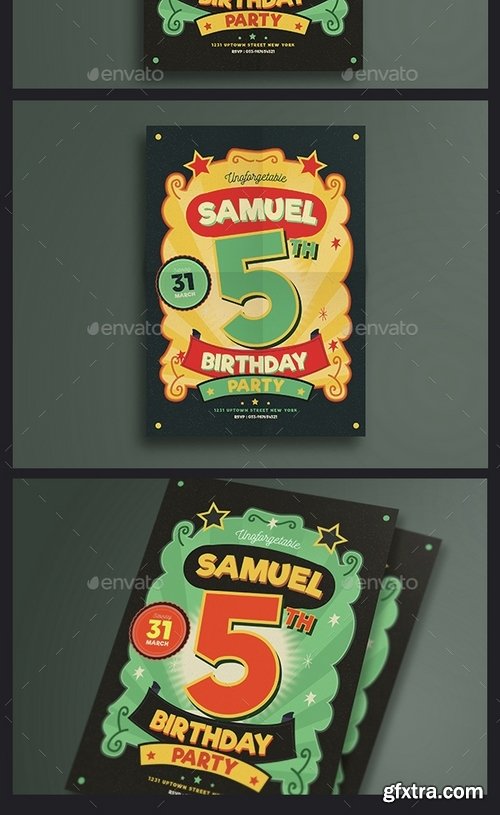 GraphicRiver - Carnival Birthday Party 15209292