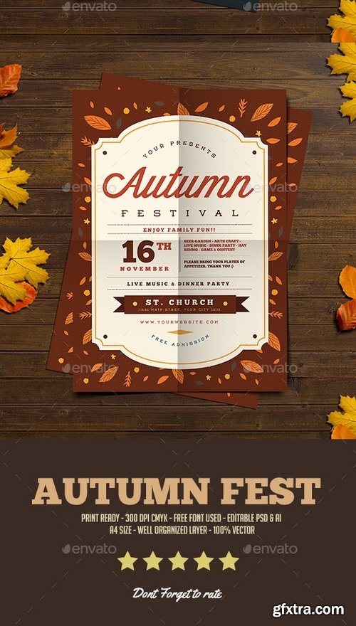 GraphicRiver - Autumn Festival Celebration Flyer 17652694