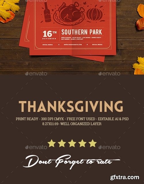 GraphicRiver - Thanksgiving 18497091