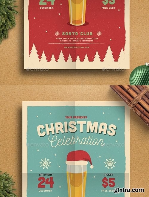 GraphicRiver - Christmas Beer Party Flyer 18800280