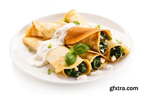 Pancakes with cottage cheese - 5 UHQ JPEG