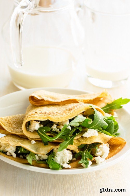 Pancakes with cottage cheese - 5 UHQ JPEG