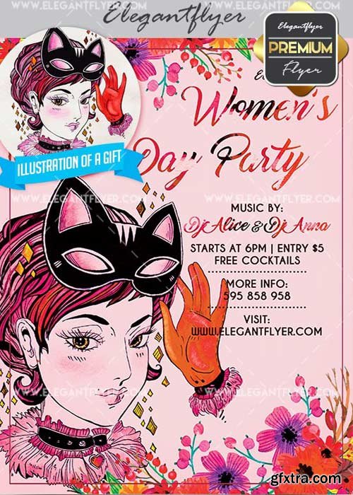 Women’s Day V11 Flyer PSD Template + Facebook Cover