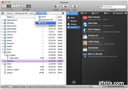 Transmit 5.0b1 (36654) (Mac OS X)