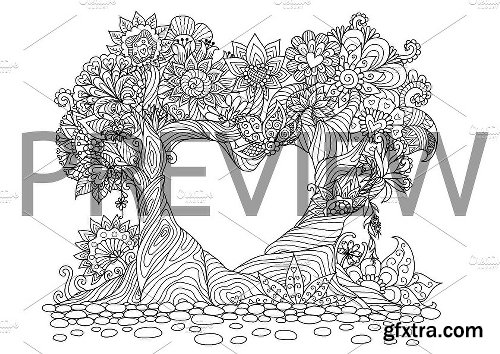 CreativeMarket 50% OFF for 35 Valentine's coloring 1250917