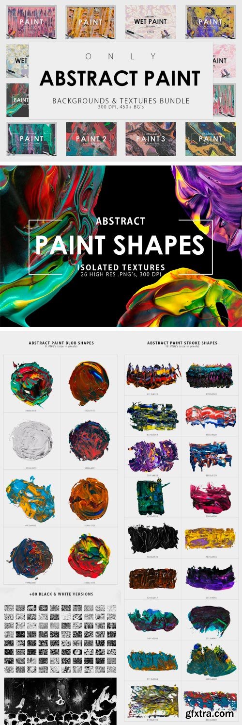 CM 1166901 - Only Paint Backgrounds Bundle