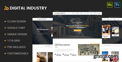 ThemeForest - Digital Industry v1.1 - Industrial Business Muse Template - 18877535