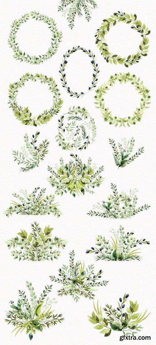 CM - Watercolor Wild Herbs vol.3 1255923