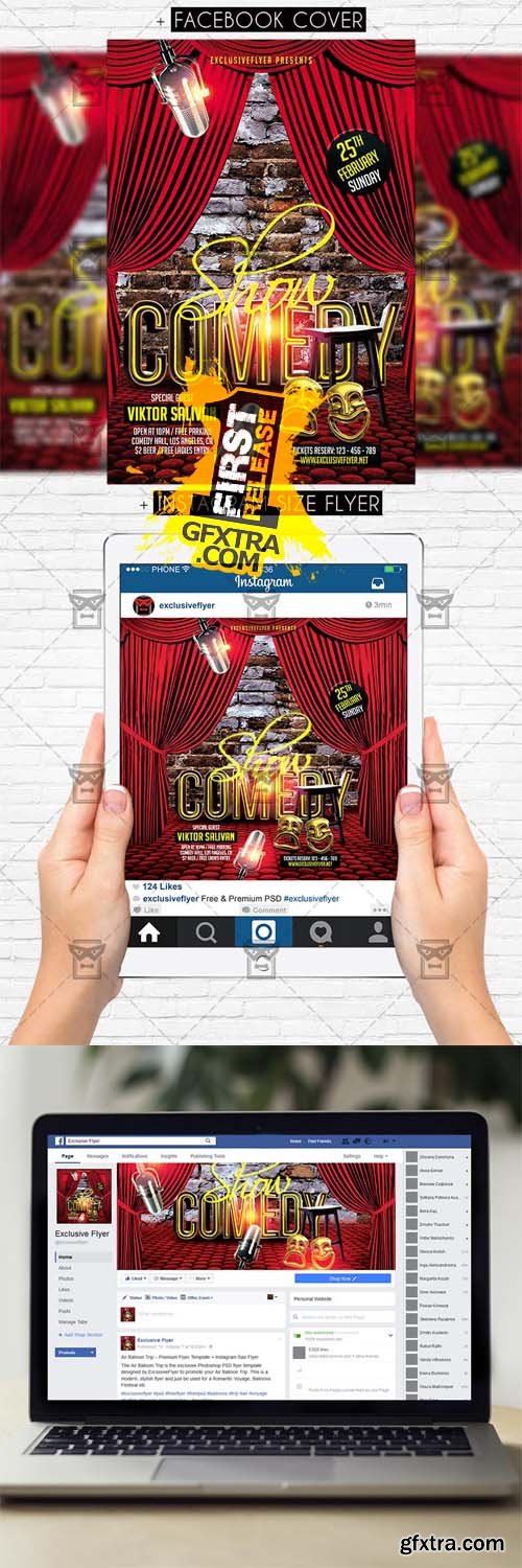 Comedy Show - Premium Flyer Template