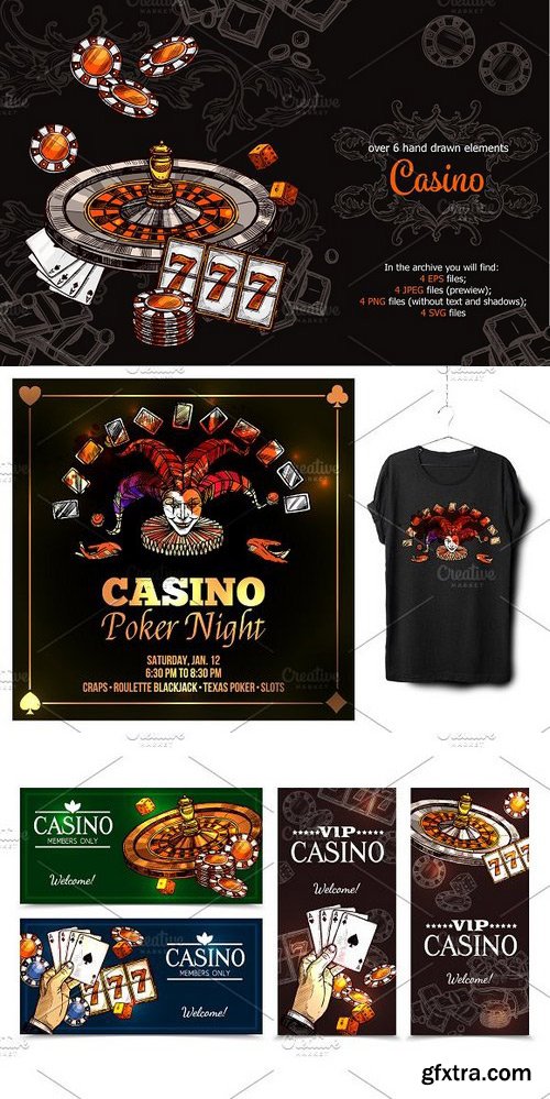 CM - Casino Sketch Set 1255993