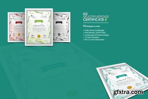 GraphicRiver - Modern Multipurpose Certificates v2 5422490