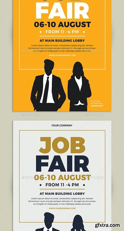 GraphicRiver - Job Fair Flyer 17125885