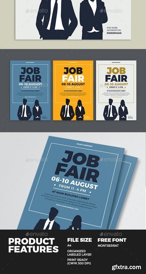 GraphicRiver - Job Fair Flyer 17125885