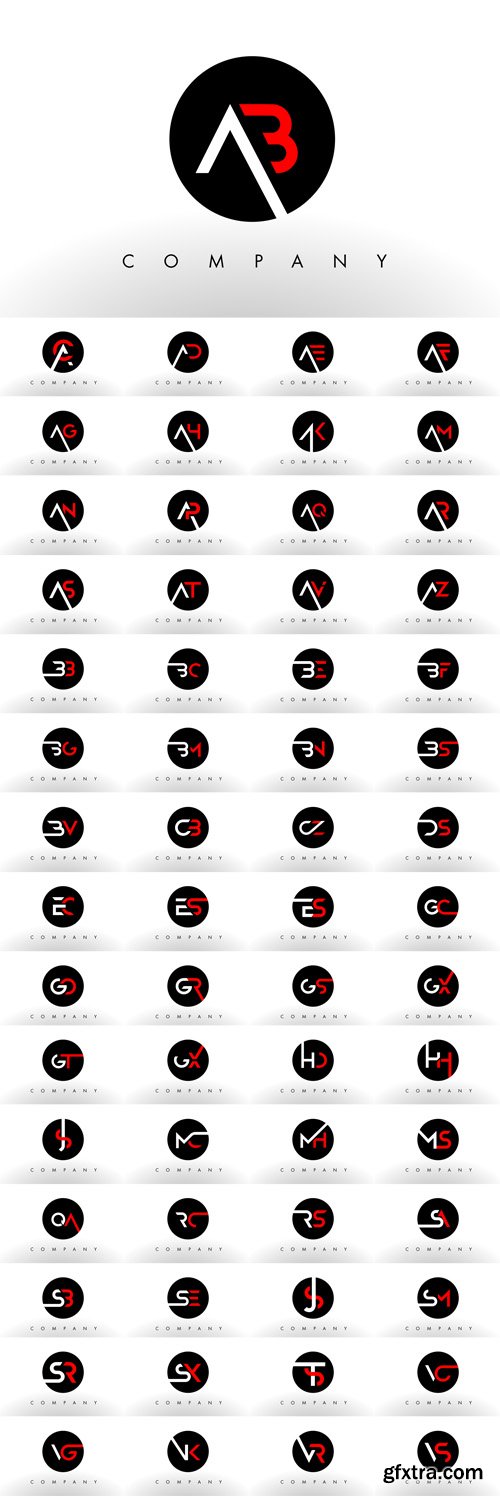 Vector Set - Logos. Letter Design 3