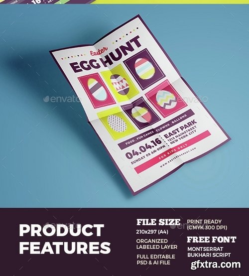 GraphicRiver - Easter Egg Hunt Flyer 15052738