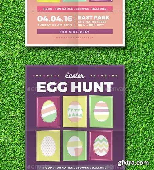 GraphicRiver - Easter Egg Hunt Flyer 15052738