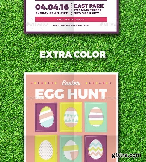 GraphicRiver - Easter Egg Hunt Flyer 15052738